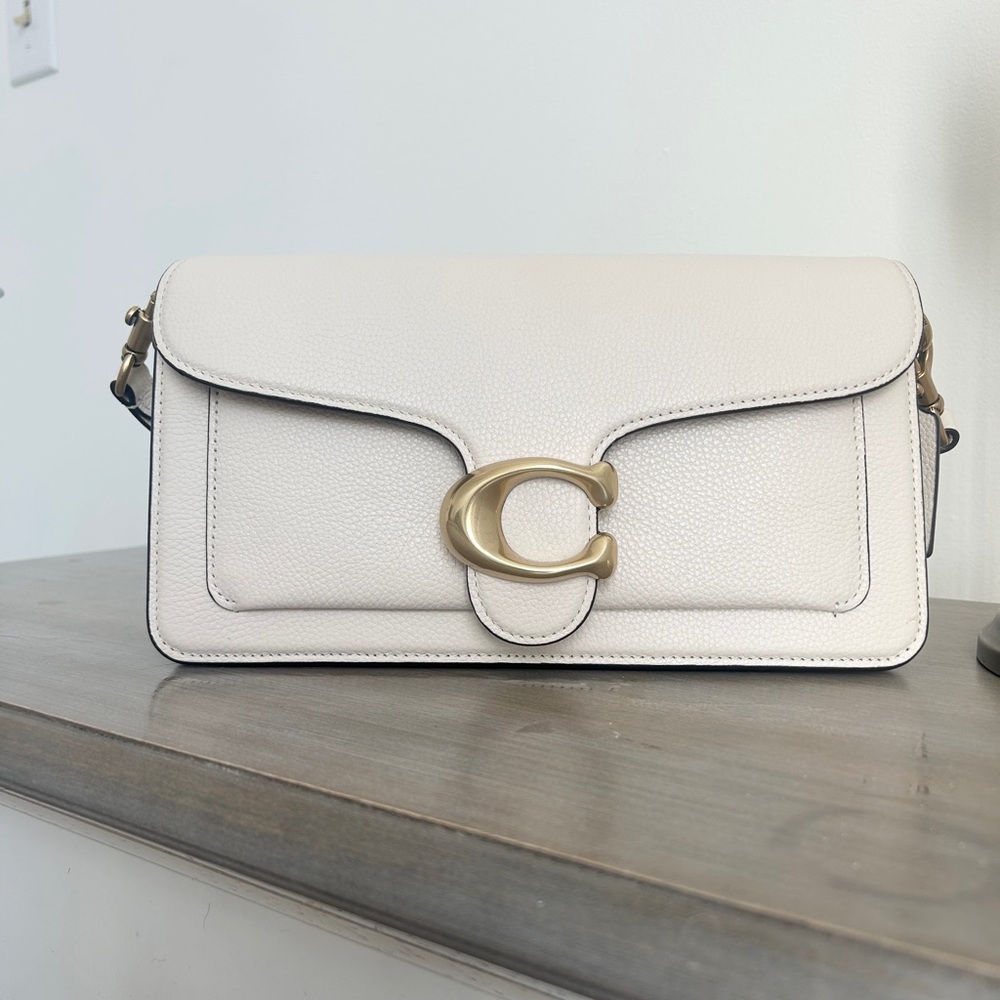 Coach White Tabby Shoulder Bag